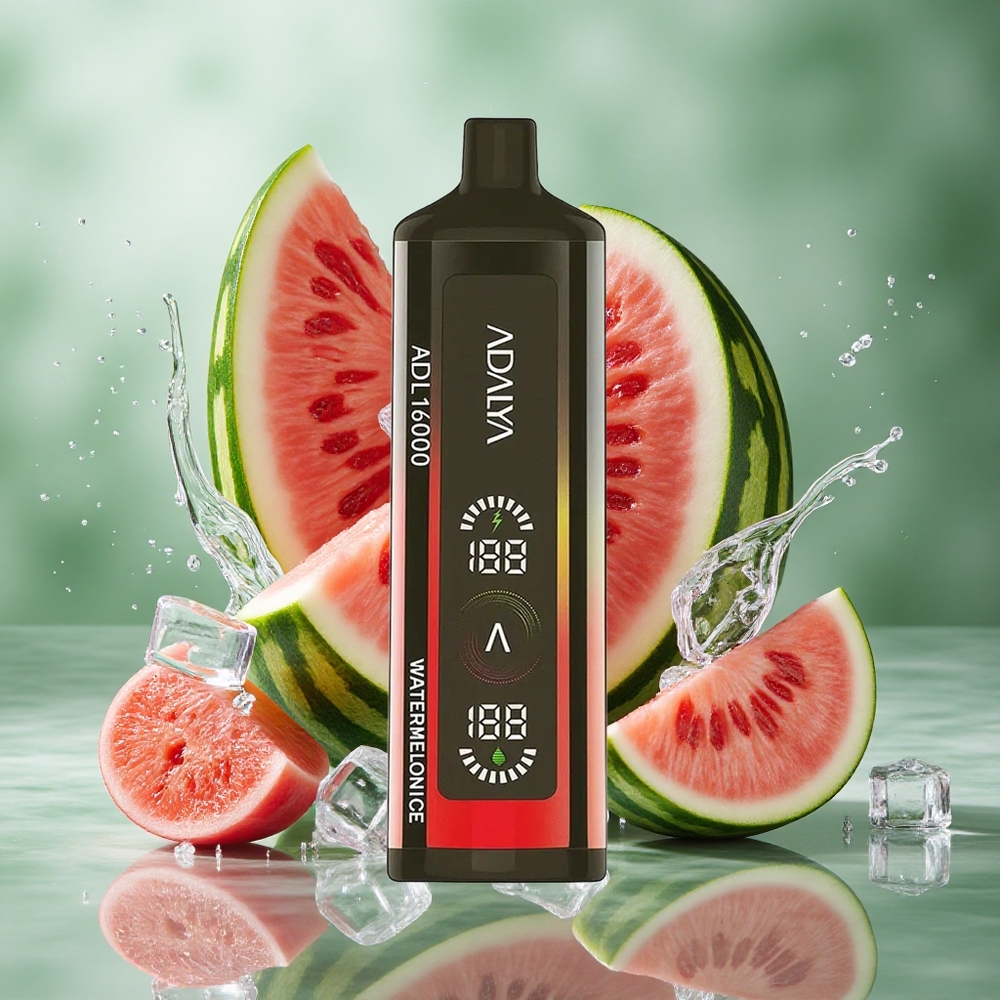 Watermeloen IJs Adalya ADL 16000 PRO Puffs Oplaadbaar PC Semi-transparant Glanzend Nederland groothandel