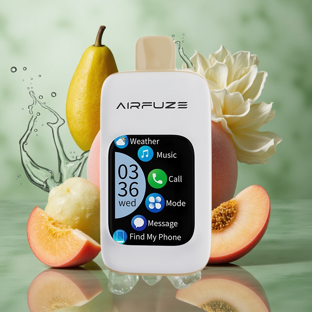 Sappige Perzik AirFuze Smart 30000 Puffs 5% Nicotine Nederland groothandel