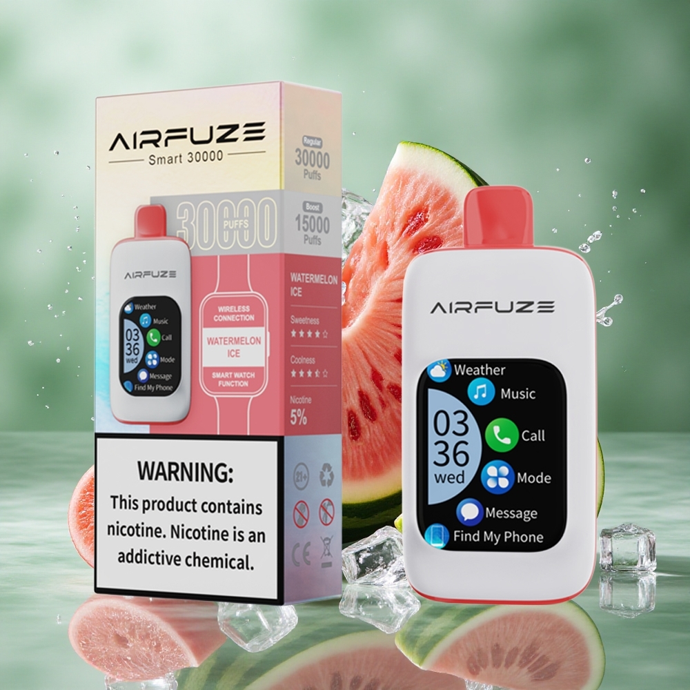 Watermeloen IJs AirFuze Smart 30000 Puffs 5% Nicotine Nederland groothandel