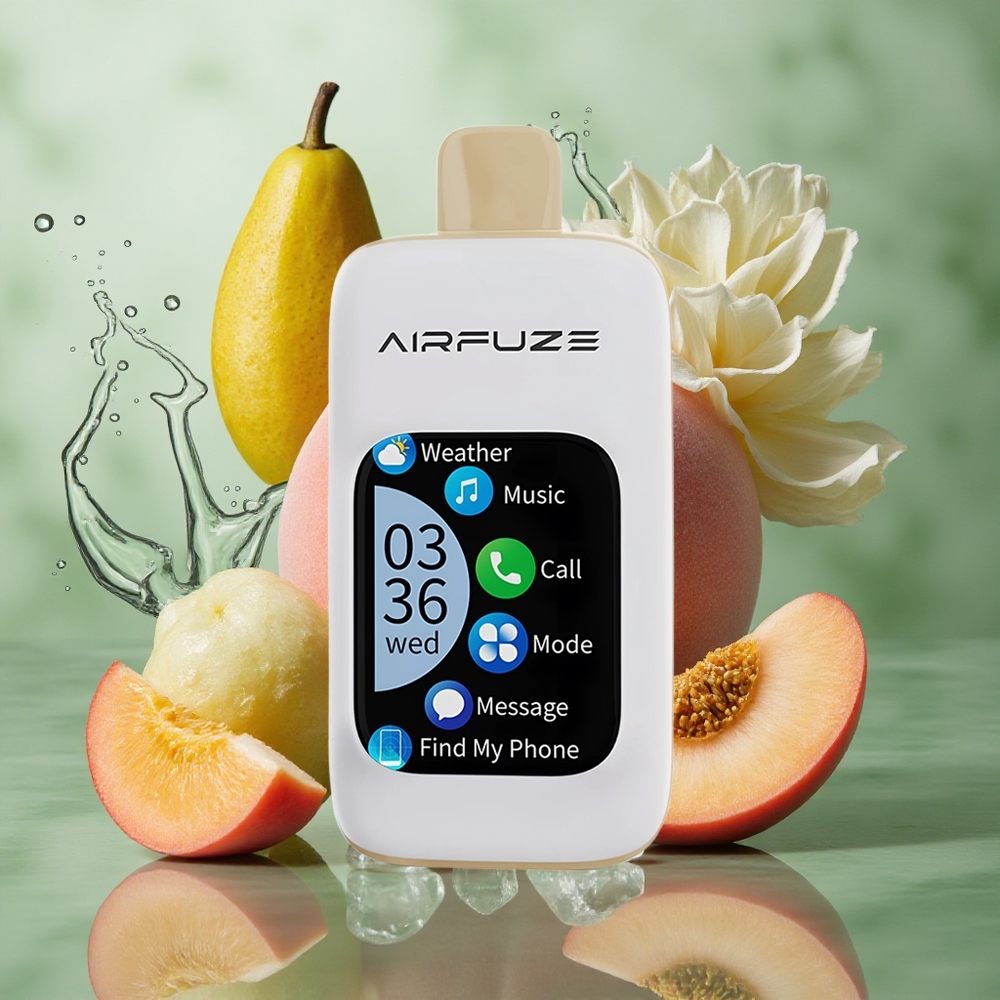 Sappige Perzik AirFuze Smart Pro 40000 Puffs Oplaadbare Accu Nederland groothandel