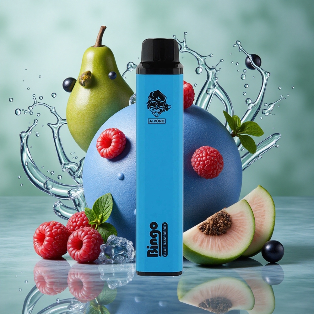 Blauwe Framboos Aivono Aim Bingo 4000 Puffs Oplaadbare Accu Compacte Afmetingen Nederland groothandel