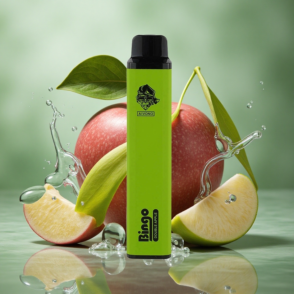 Dubbele Appel Aivono Aim Bingo 4000 Puffs 10 mL 1000mAh Nederland groothandel