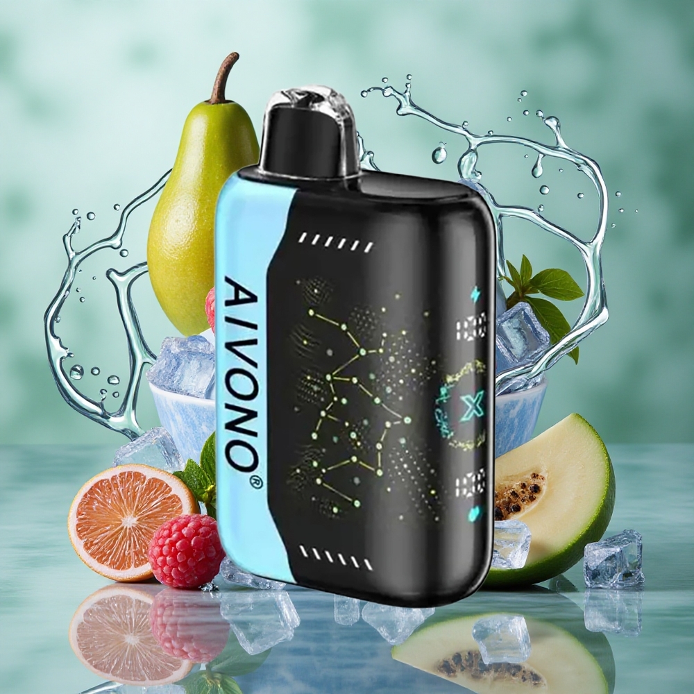 Blauwe Framboos IJs Aivono Aim Boom 25000 Puffs 28ml Vloeistofcapaciteit Type-C Opladen Nederland groothandel