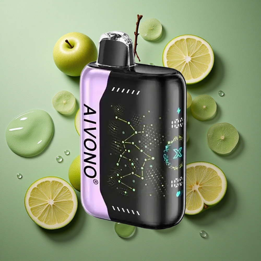 Groene Appel Druif Aivono Aim Boom 25000 Puffs 650mAh Batterij Type-C Opladen Nederland groothandel