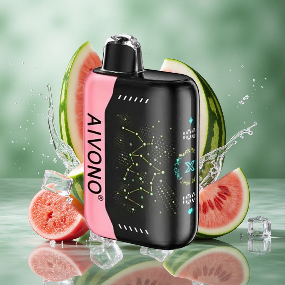 Watermeloen IJs Aivono Aim Boom 25000 Puffs 28ml Vloeistof Capaciteit Type-C Opladen Nederland groothandel