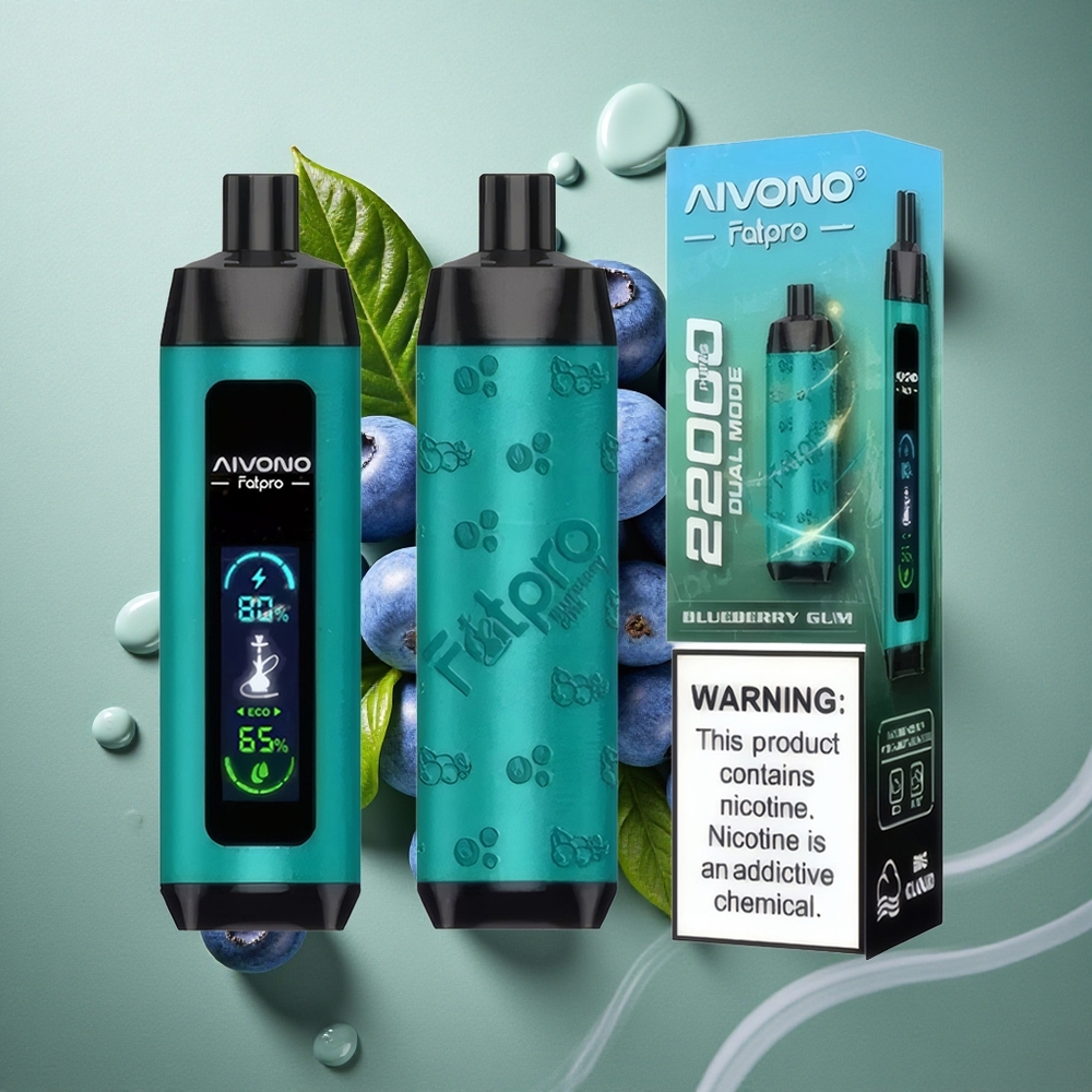 Blauwe Bes Aivono Aim Fatpro 22000 Puffs 28ml Vloeistof & 0.6 Ohm Mesh Coil Nederland groothandel