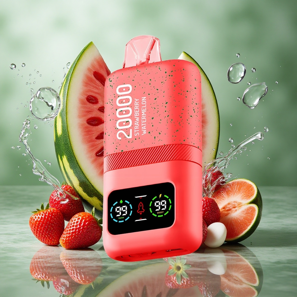 Aardbei Watermeloen Aivono Aim Magic 20000 Puffs Dual Mesh Coils Type-C Nederland groothandel