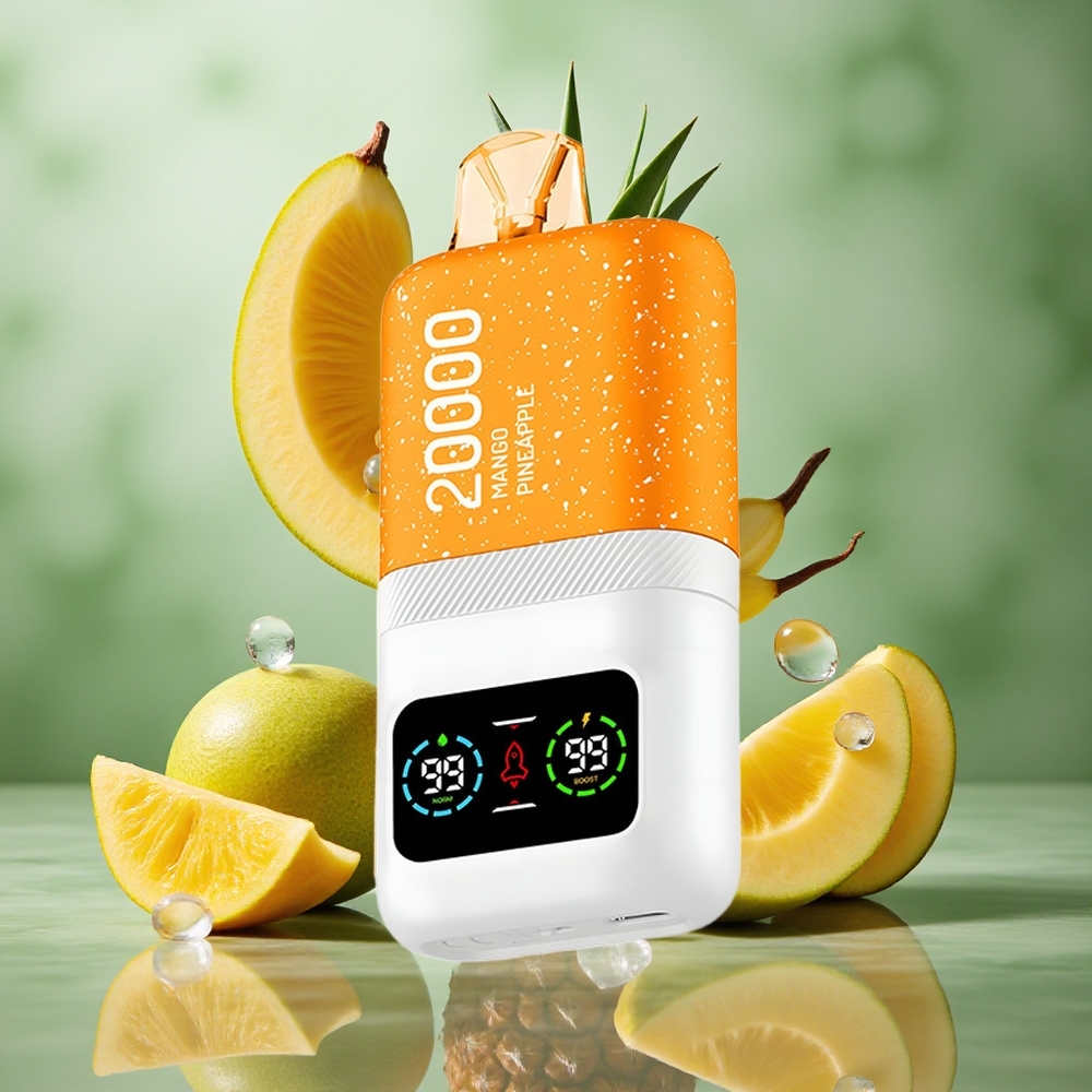 Mango Ananas Aivono Aim Magic 20000 Puffs Dual Mesh Coils LCD Display Nederland groothandel