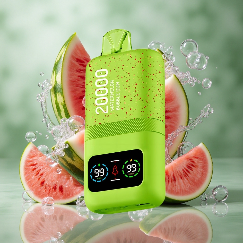 Watermeloen Bubble Gum Aivono Aim Magic 20000 Puffs Dual Mesh Coils Type-C Oplaadbaar Nederland groothandel