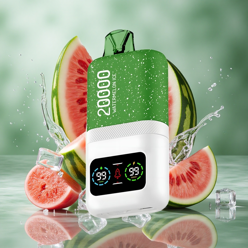 Watermeloen IJs Aivono Aim Magic 20000 Puffs Dual Mesh Coils LCD display Nederland groothandel