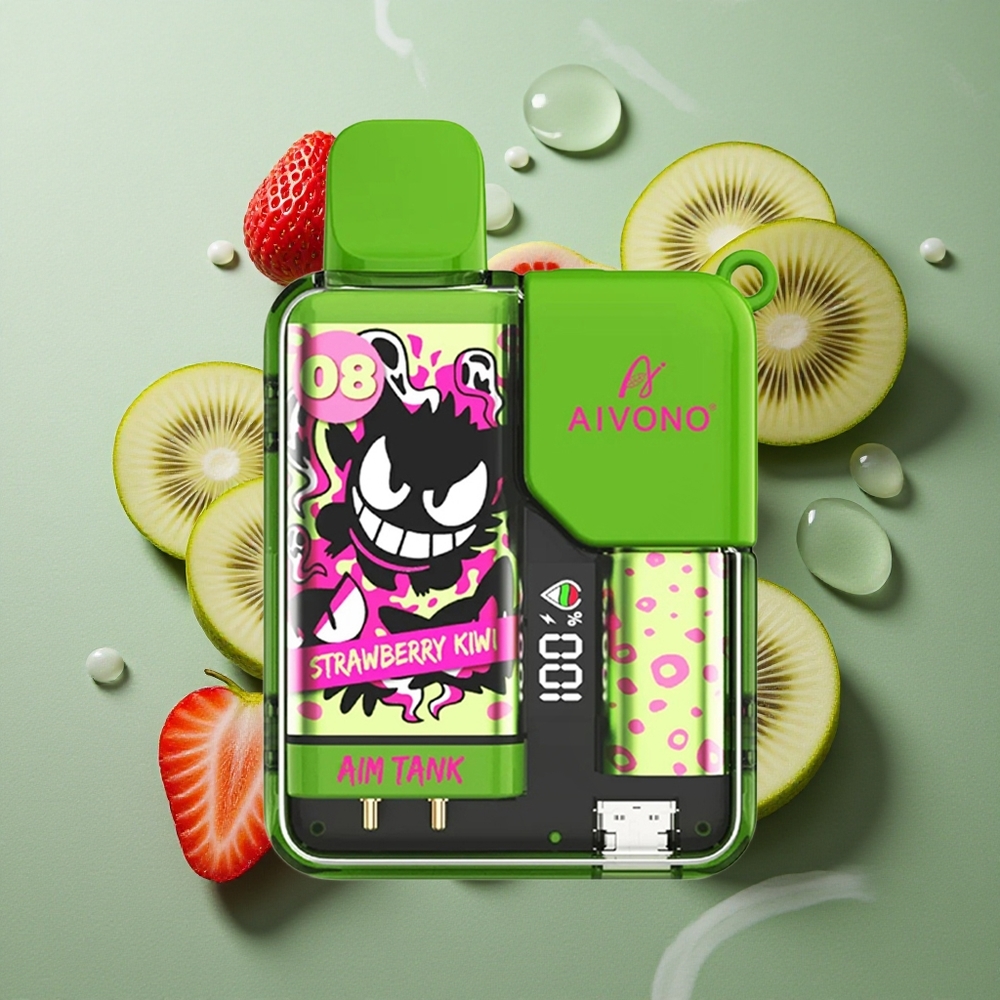 Aardbei Kiwi Aivono AIM-TANK 9500 Puffs 18ml Vloeistof Capaciteit 650mAh Batterij Nederland groothandel