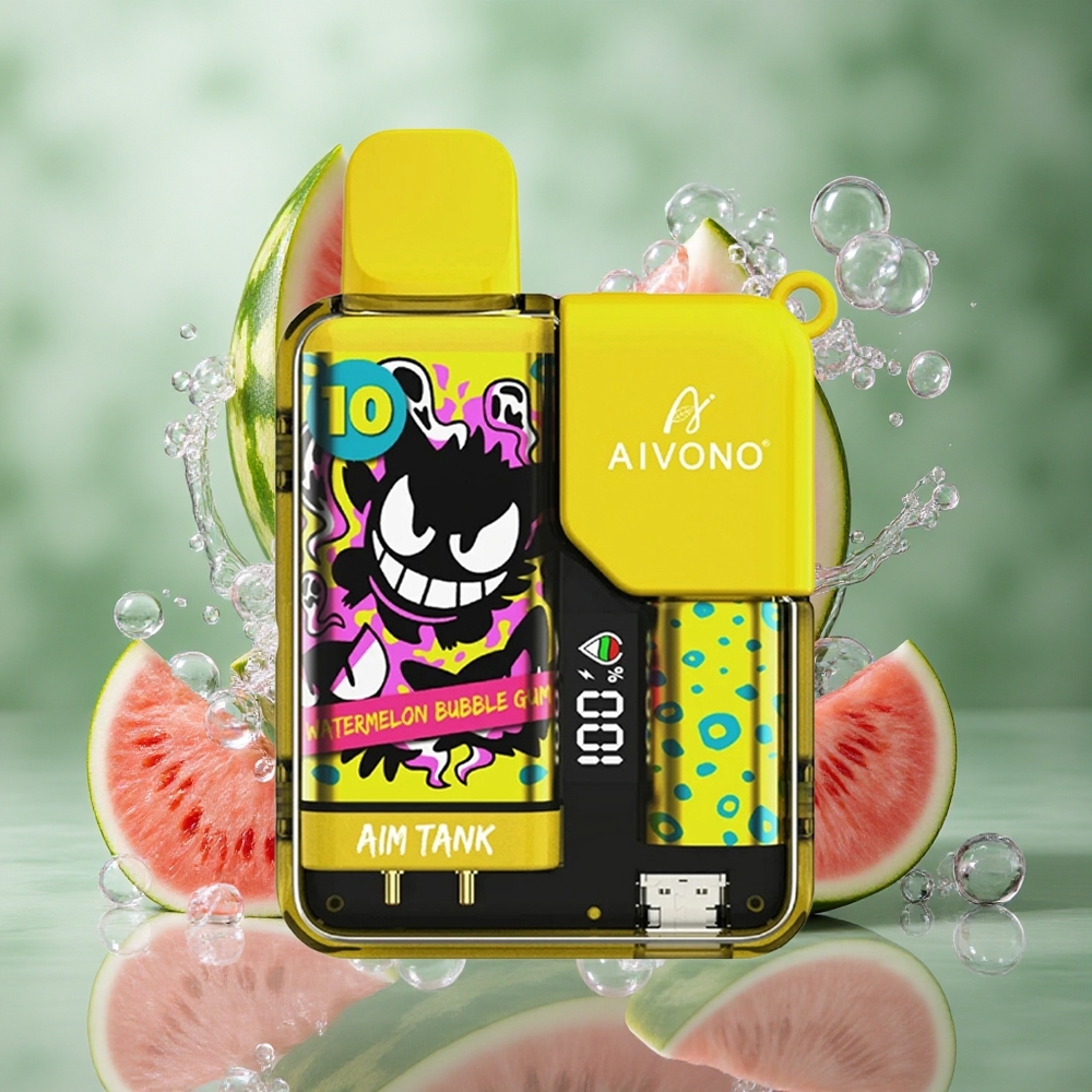 Watermeloen Bubble Gum Aivono AIM-TANK 9500 Puffs 18ml Vloeistofcapaciteit 650mAh Batterij Nederland groothandel