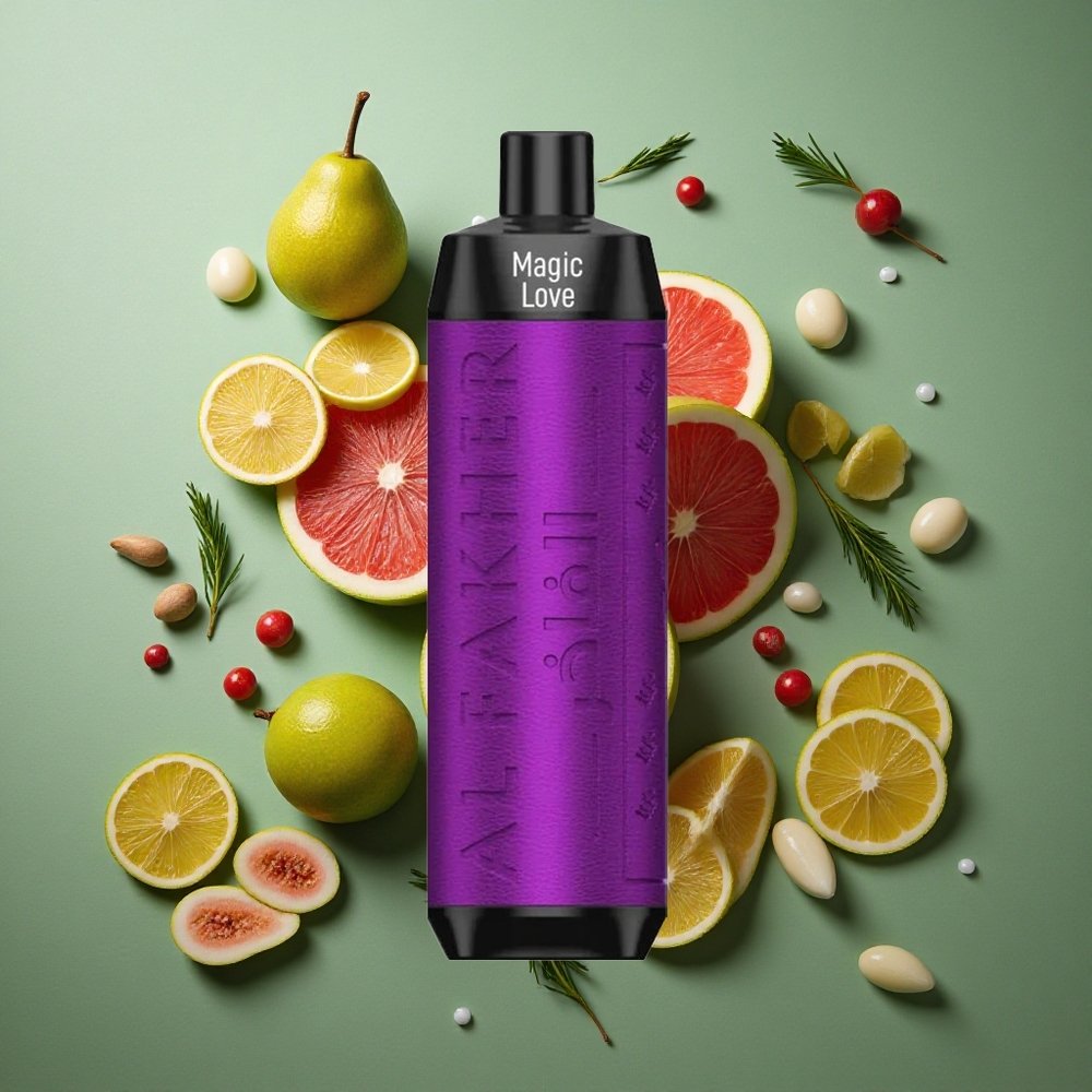 Magische Liefde Al Fakher Crown Bar 8000 Wegwerp Vape met USB Type-C Opladen en 18ml e-Vloeistof Capaciteit Nederland groothandel