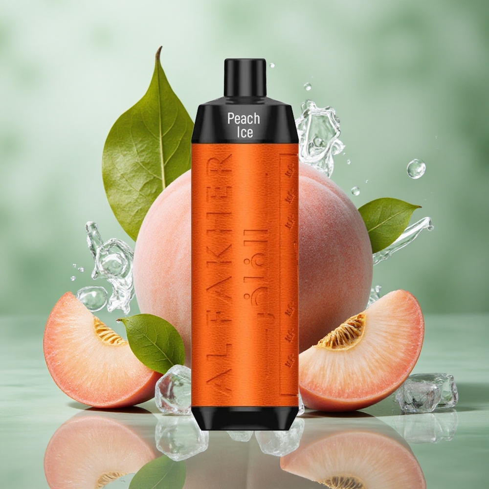 Perzik IJs Al Fakher Crown Bar 8000 Pufs 18ml Vloeistofcapaciteit Nederland groothandel