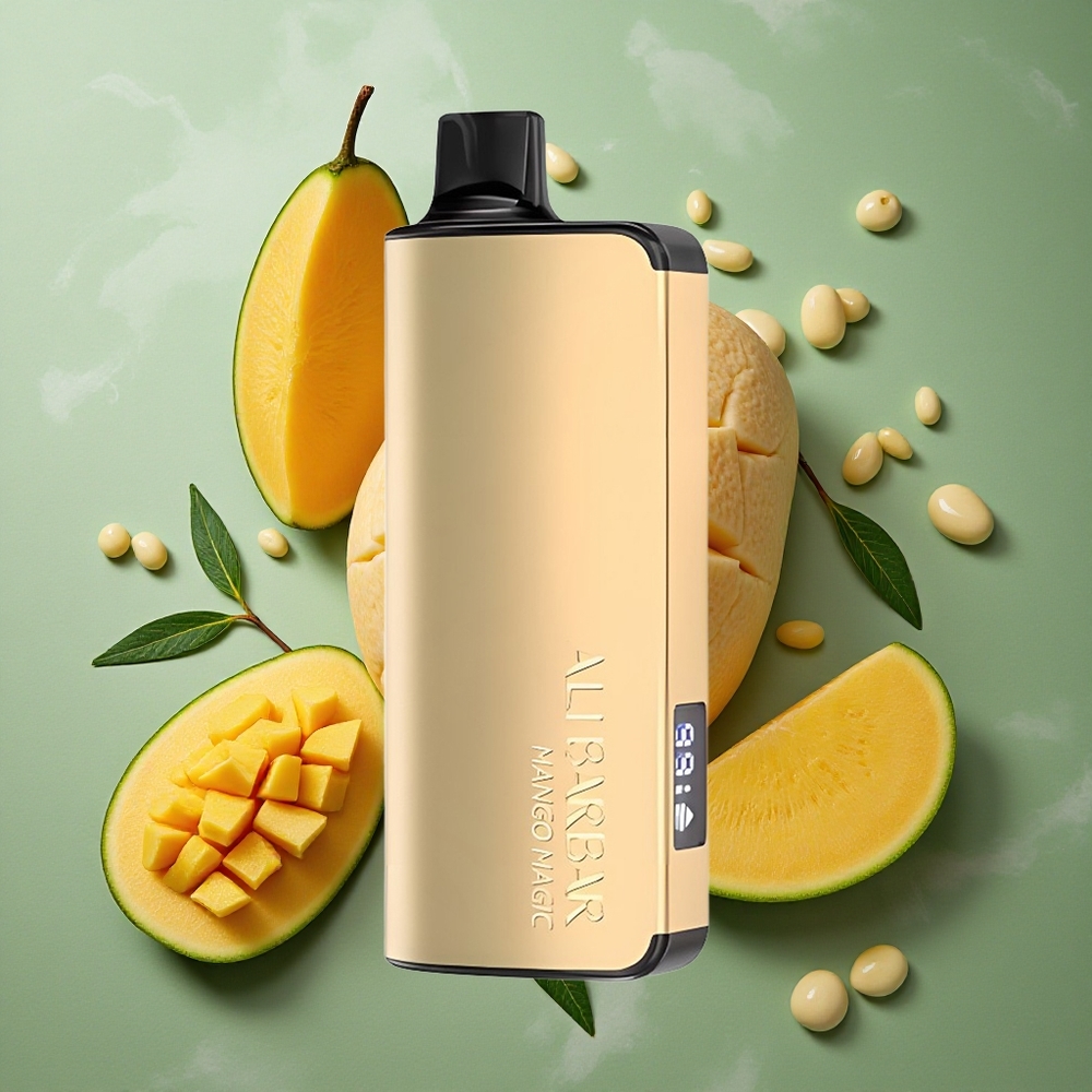 Mango Magie Alibarbar Ingot 9000 Puffs 22ml Vloeistofcapaciteit 2350mah Batterijcapaciteit Nederland groothandel