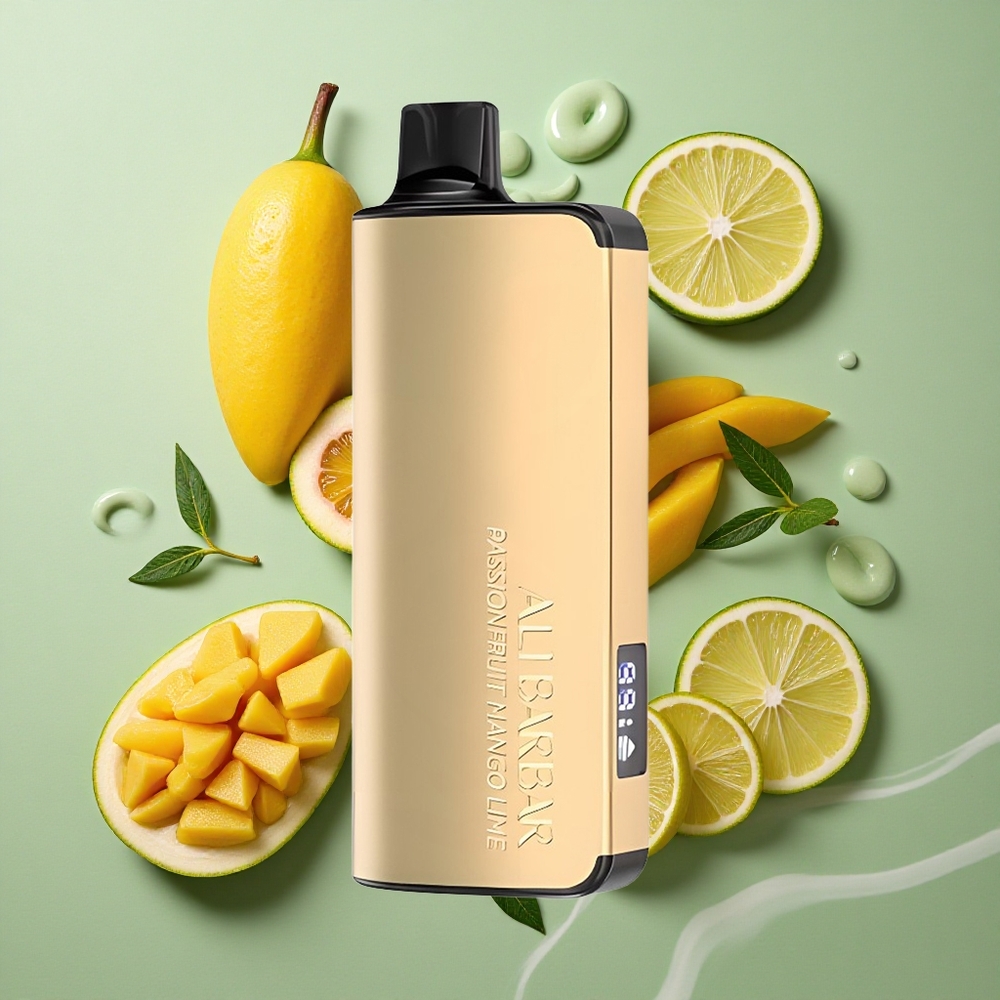 Passievrucht Mango Limoen Alibarbar Ingot 9000 Puffs 22ml Vloeistofcapaciteit 2350mah Batterijcapaciteit Nederland groothandel