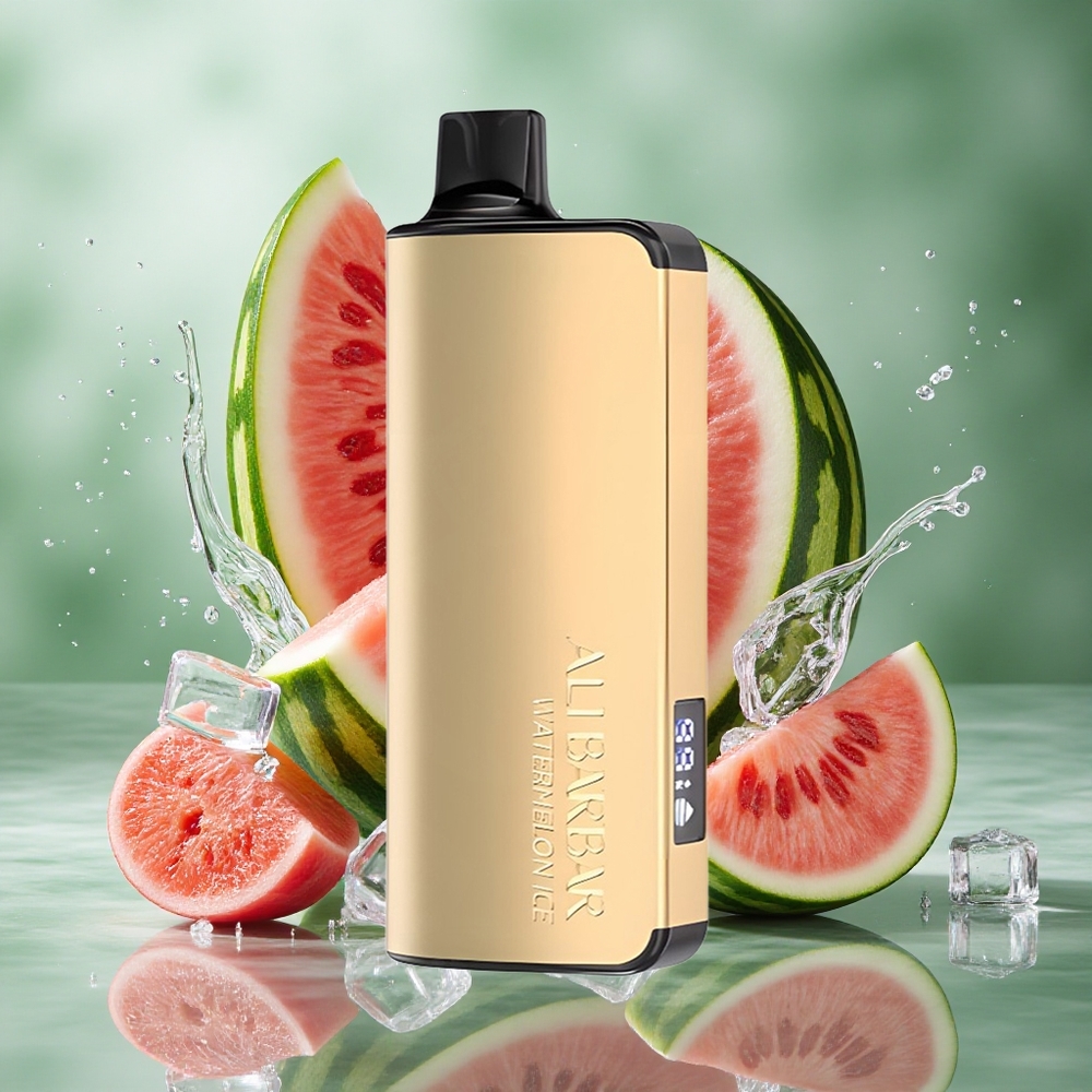 Watermeloen Ijs Alibarbar Ingot 9000 Puffs 22ml Vloeistof 2350mAh Batterij Nederland groothandel