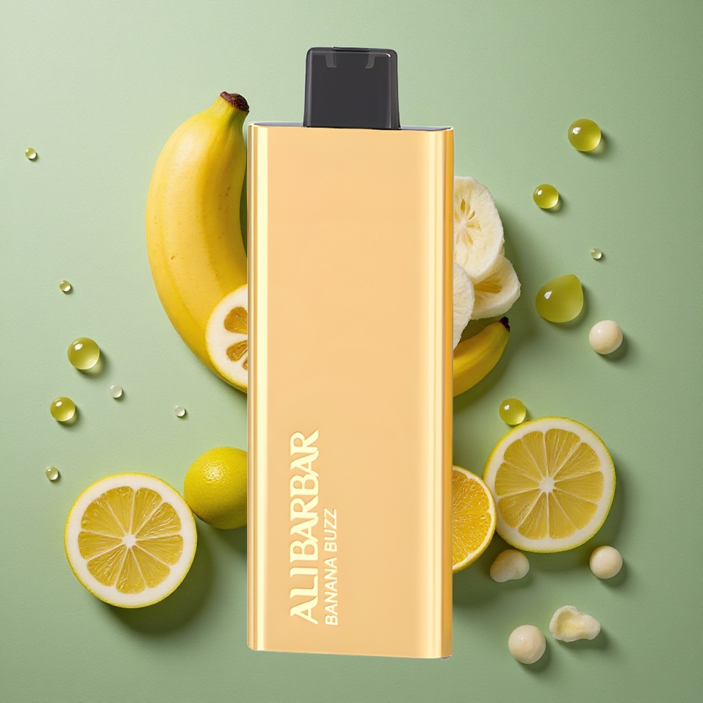 Banaan Buzz Alibarbar Pandora 7000 Puffs 17 ml Nederland groothandel