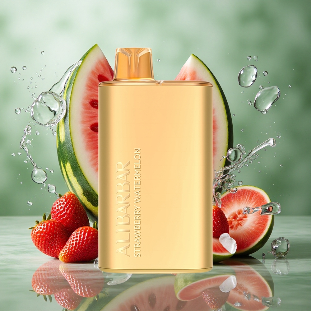 Aardbei Watermeloen Alibarbar Rich 8000 Puffs 20ml Eliquid 2000 mAh Nederland groothandel