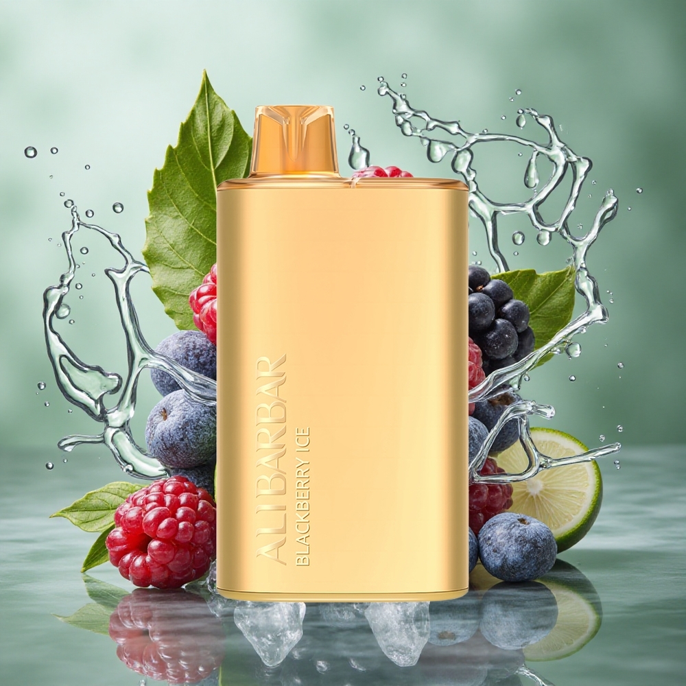 Braambes IJs Alibarbar Rich 8000 Puffs 20ml Eliquid Capaciteit 2000 mAh Batterij Capaciteit Nederland groothandel