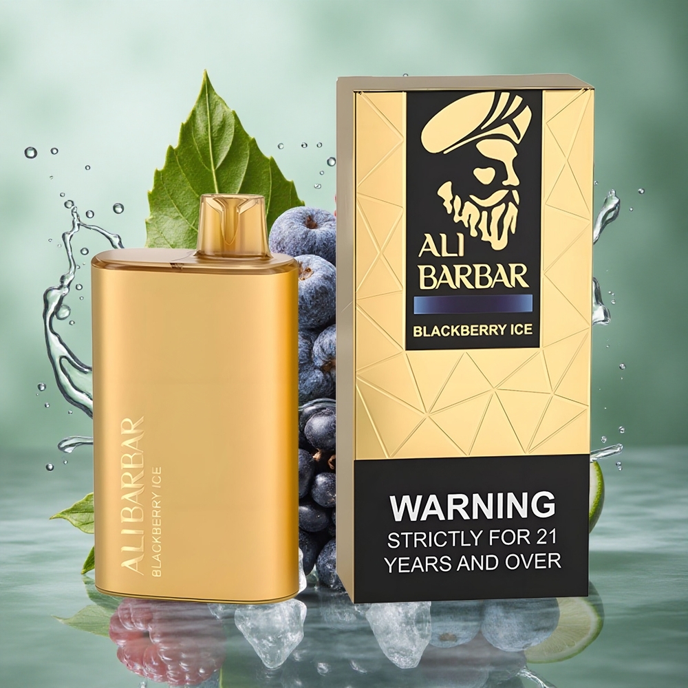 Braambes IJs Alibarbar Rich 8000 Puffs 20ml Eliquid Capaciteit 2000 mAh Batterij Capaciteit Nederland groothandel