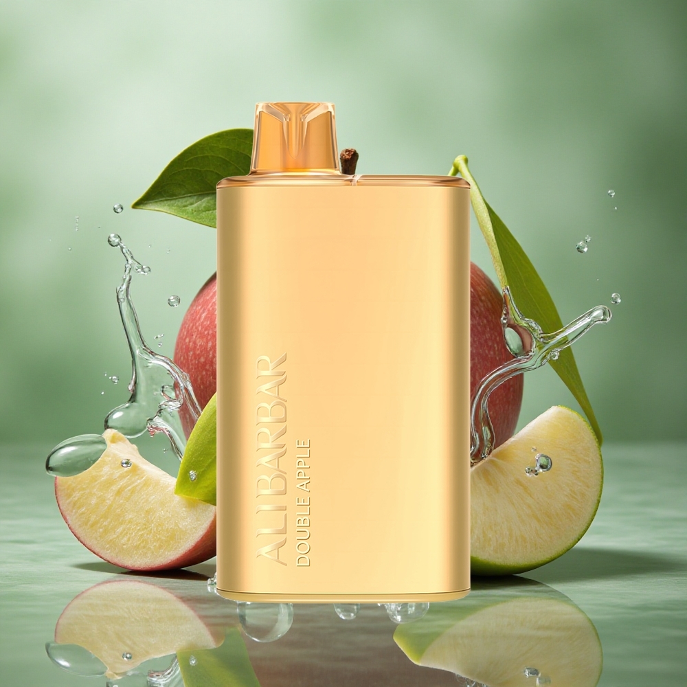 Dubbele Appel Alibarbar Rich 8000 Puffs 20ml Vloeistof Capaciteit 2000 mAh Batterij Capaciteit Nederland groothandel