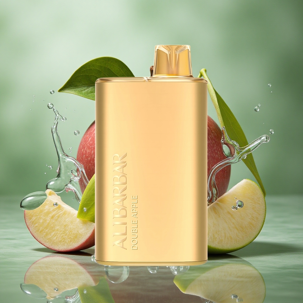 Dubbele Appel Alibarbar Rich 8000 Puffs 20ml Vloeistof Capaciteit 2000 mAh Batterij Capaciteit Nederland groothandel