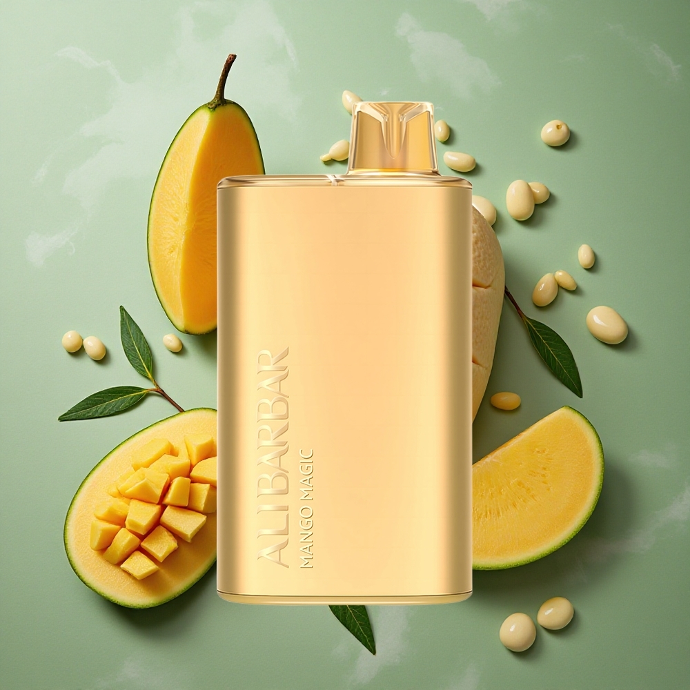 Mango Magie Alibarbar Rich 8000 Puffs 20ml Vloeistofcapaciteit 2000 mAh Batterijcapaciteit Nederland groothandel