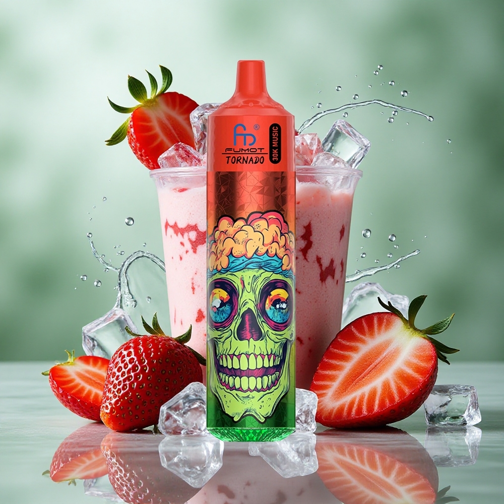 Aardbei Bes IJs Fumot RandM Tornado 30000 Puffs 30mL Nederland groothandel