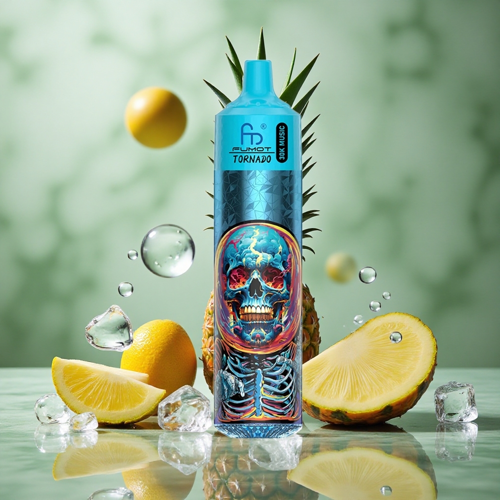 Ananas IJs Fumot RandM Tornado 30000 Puffs 30mL Nederland groothandel