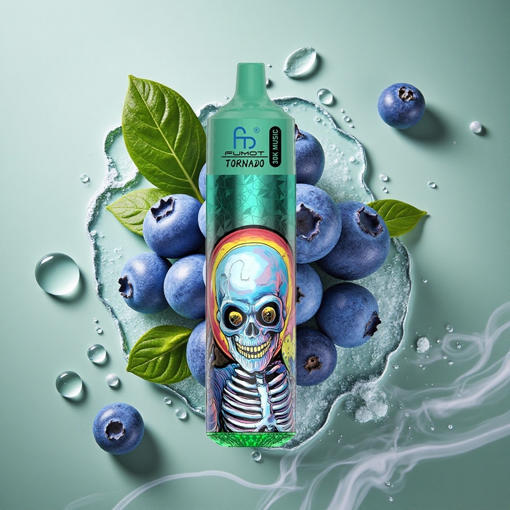Blauwe Bes IJs Fumot RandM Tornado 30000 Puffs 30mL Voorgevuld Nederland groothandel