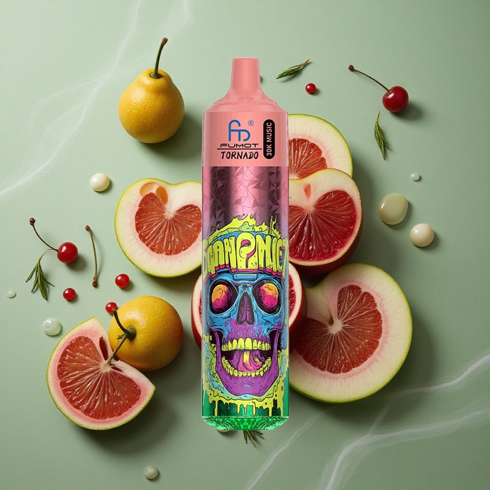Drievoudige Kers Fumot RandM Tornado 30000 Puffs 30mL Nederland groothandel