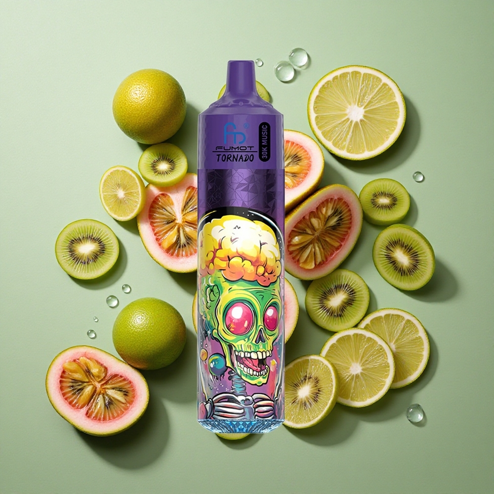 Kiwi Passievrucht Guave Fumot RandM Tornado 30000 Puffs 30mL Nederland groothandel