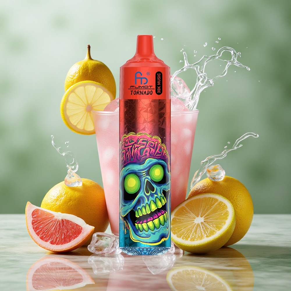 Roze Limoenade Fumot RandM Tornado 30000 Puffs 30mL Nederlandse groothandel