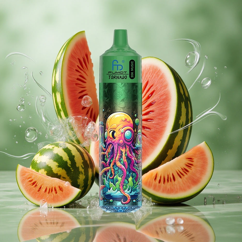 Watermeloen Cantaloupe Fumot RandM Tornado 30000 Puffs 30mL Nederland groothandel