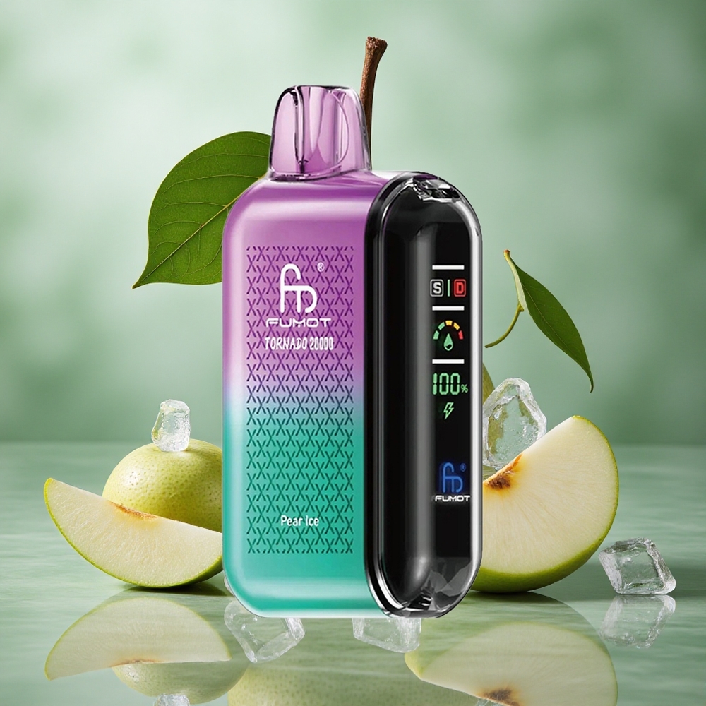 Peerijs IJs Combinatie Fumot Tornado 20000 Puffs Dual Mesh Coil 20ml Nederland groothandel