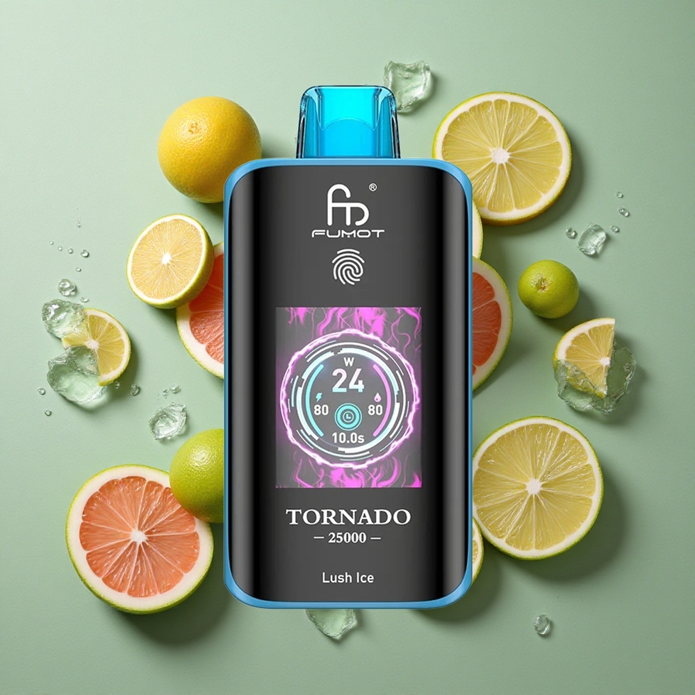 Lush IJs Fumot Tornado 25000 Puffs Oplaadbare Batterij Type-C Nederland groothandel