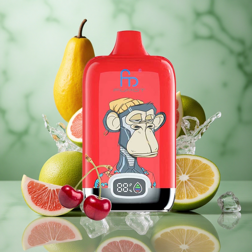 IJs Pop Smaak Combinatie Fumot Tornado Digitale Box 12000 Trekken Oplaadbare Batterij Nederland groothandel
