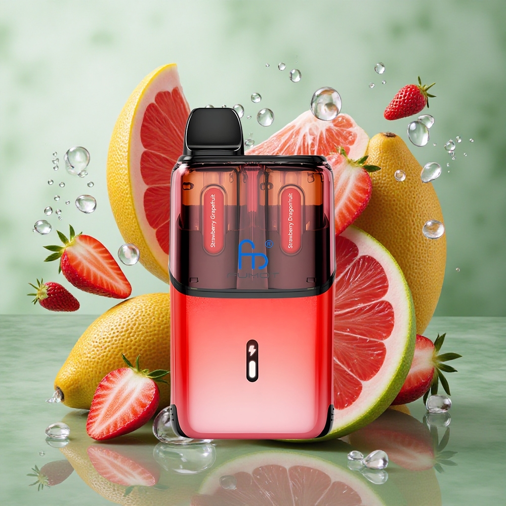 Aardbei Grapefruit - Aardbei Drakenfruit Fumot Ultra T32000 32000 pufs 800mAh Batterij Nederland groothandel