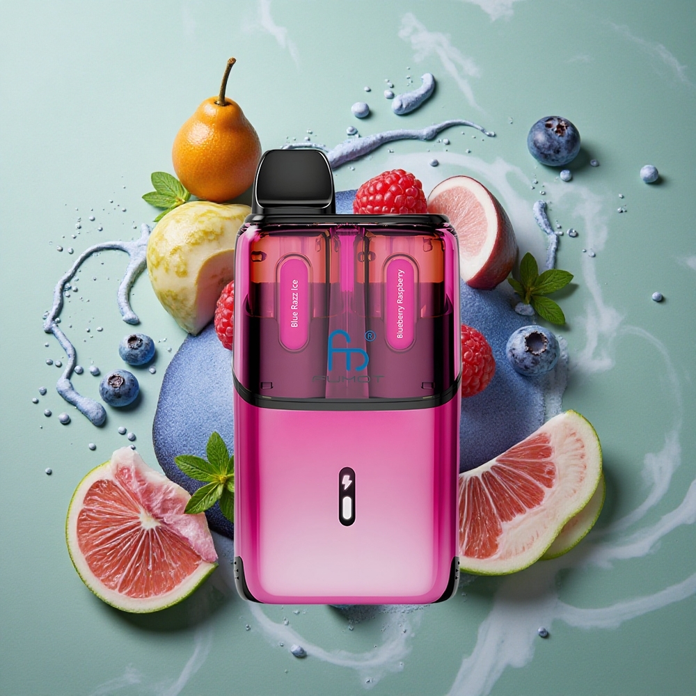 Blauwe Bes Framboos IJs Fumot Ultra T32000 32000 Trekjes 800mAh Batterij Nederland groothandel