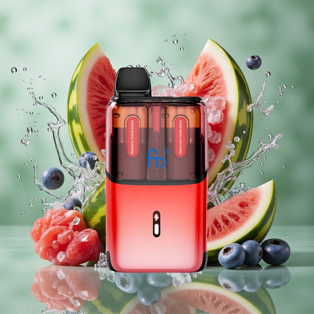 Blauwe Bes Hubba Bubba - Watermeloen Hubba Bubba Fumot Ultra T32000 24ml Vloeistofcapaciteit Nederland groothandel