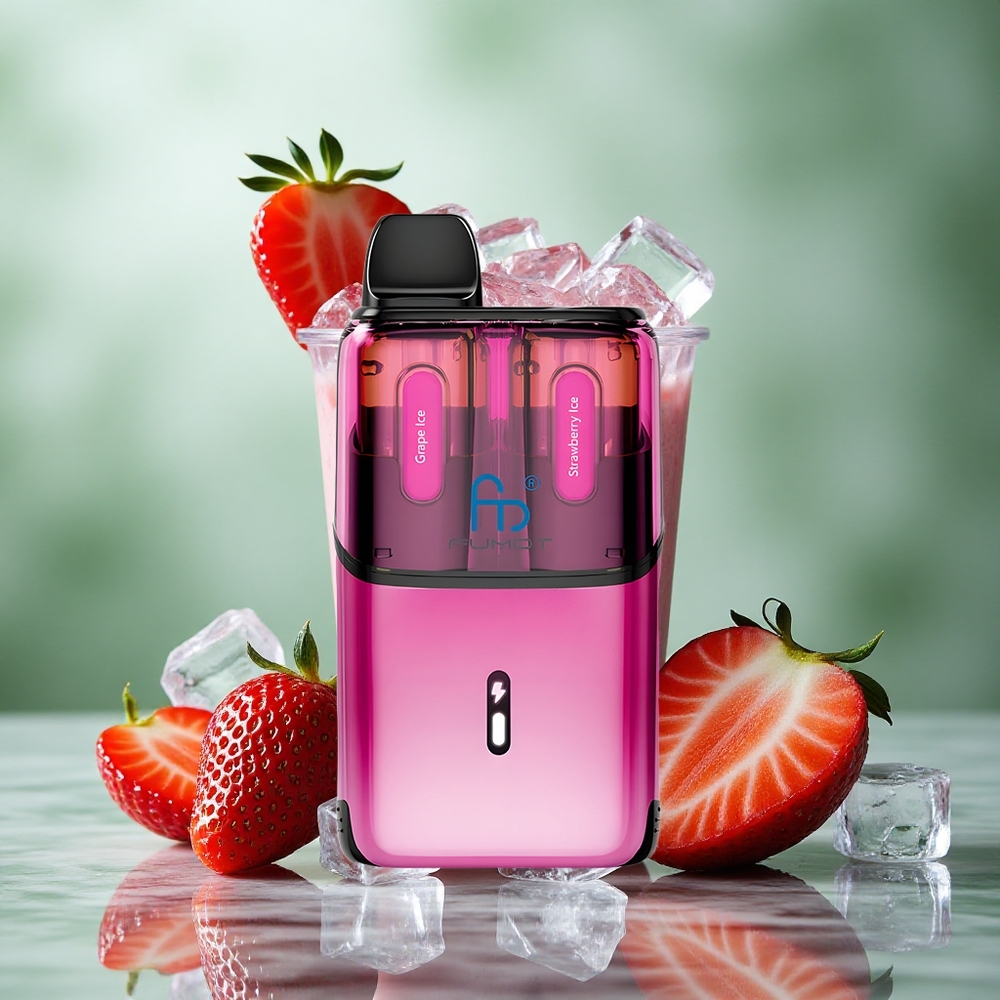 Druiven IJs - Aardbeien IJs Fumot Ultra T32000 32000 puff 800mAh Batterij Nederland groothandel