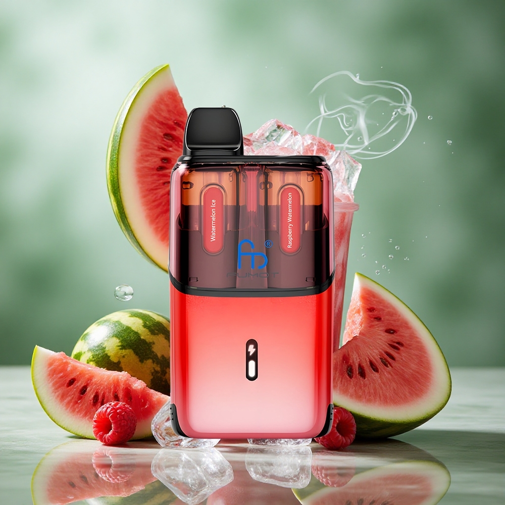 Watermeloen Framboos Fumot Ultra T32000 32000 pufs 800mAh batterij Nederland groothandel