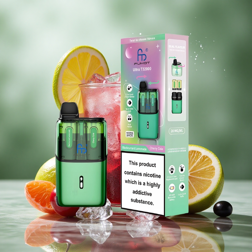 Zwarte Bes Limonade Kers Cola Fumot Ultra T32000 32000 trekken Geavanceerd Mesh Coil Nederland groothandel