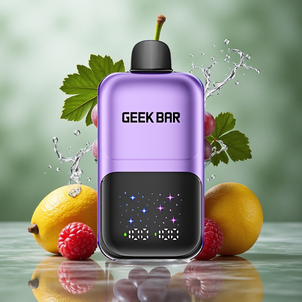 Druif & Framboos GEEK BAR 2GO 50000 Trekken Oplaadbare Batterij Nederland groothandel