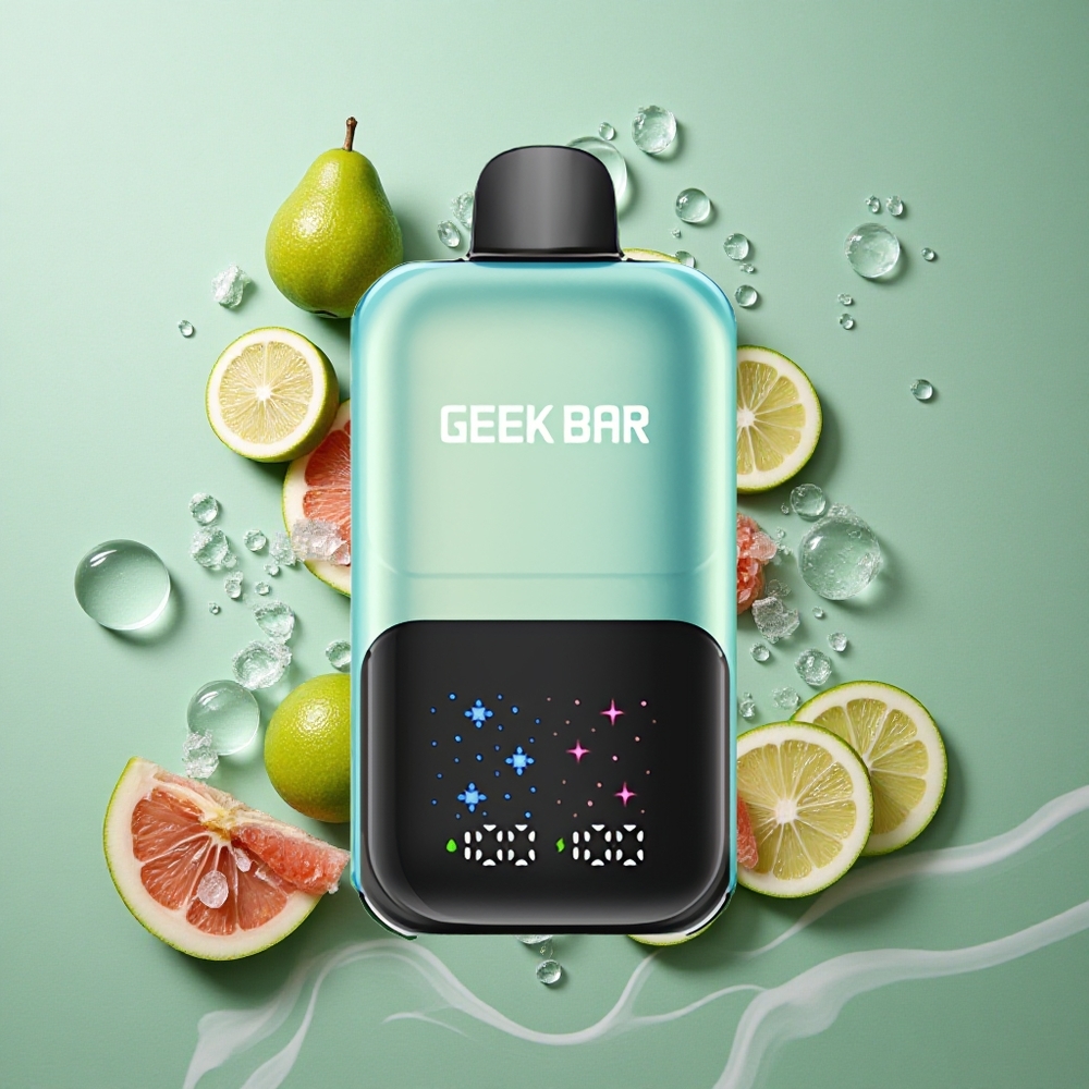 Koel Munt IJs GEEK BAR 2GO 50000 Trekken 20mL Dual Tanks Nederland groothandel