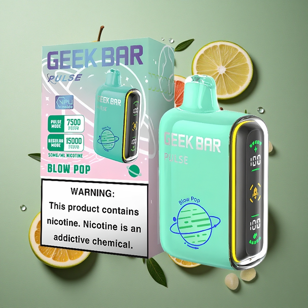 Aardbei-Mint GEEK BAR Pulse 15000 Puffs 16ML Vloeistof Nederland groothandel