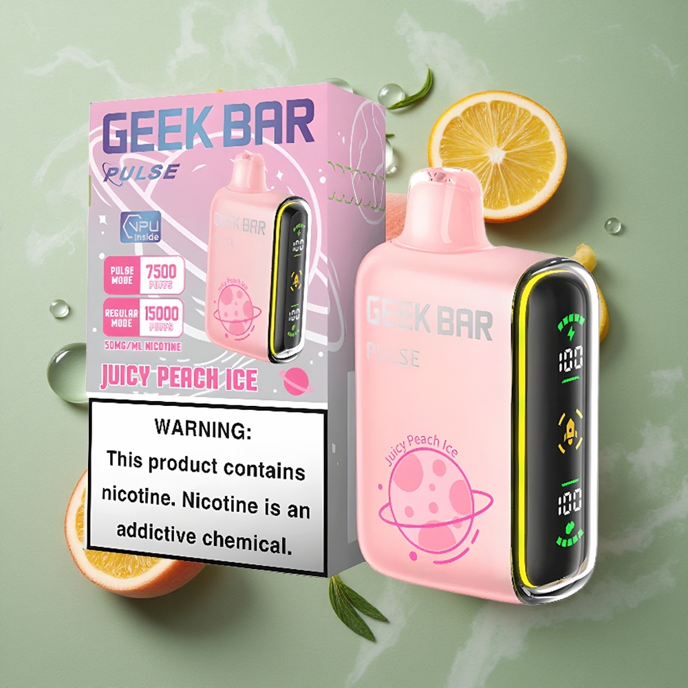 Aardbei-Mint GEEK BAR Pulse 15000 Puffs 16ML Vloeistof Nederland groothandel