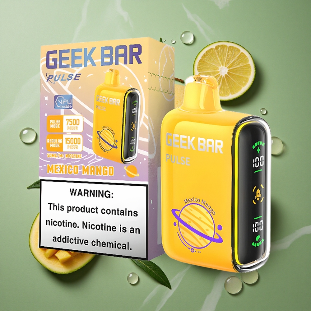 Aardbei-Mint GEEK BAR Pulse 15000 Puffs 16ML Vloeistof Nederland groothandel
