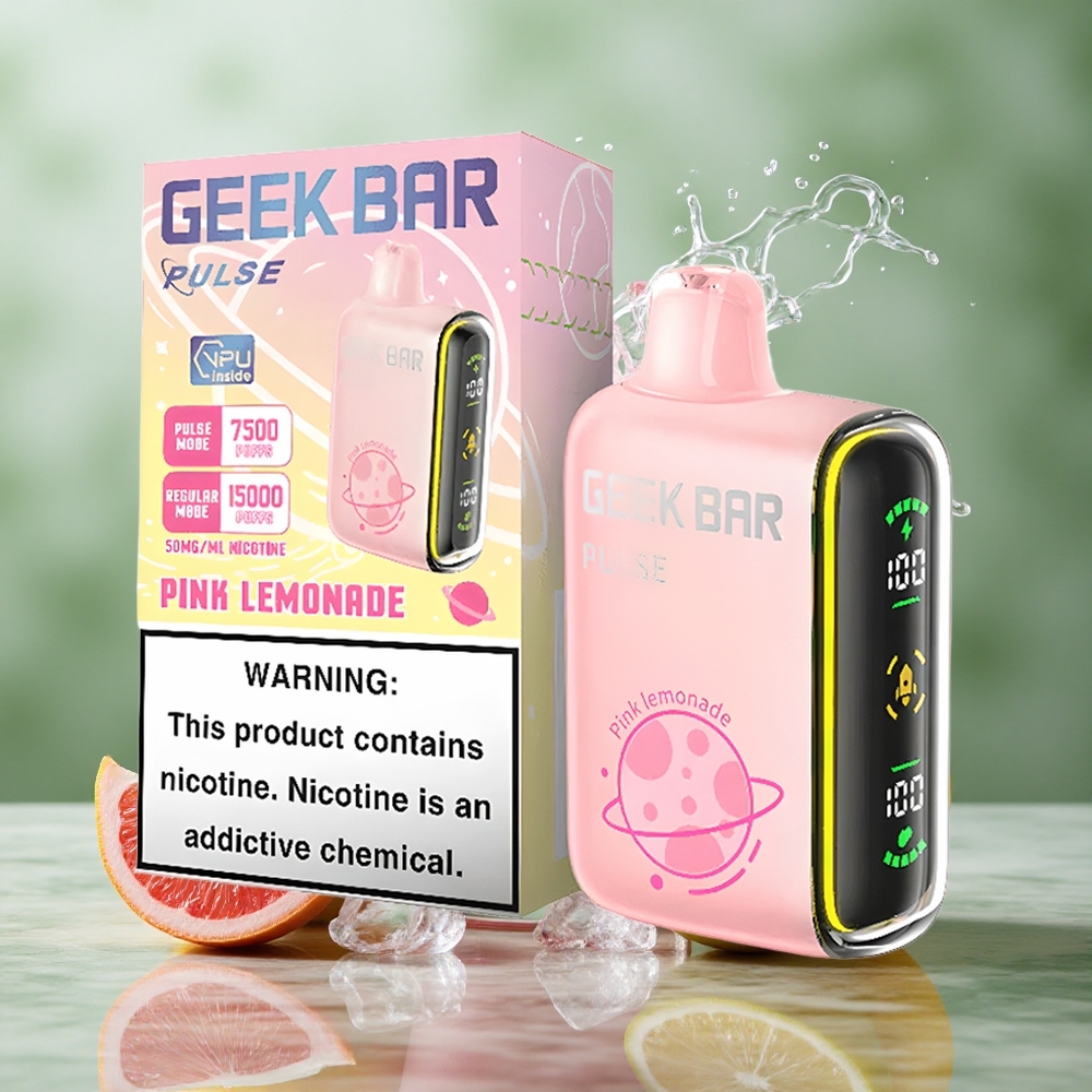 Aardbei-Mint GEEK BAR Pulse 15000 Puffs 16ML Vloeistof Nederland groothandel